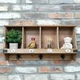 Small Wall Unit - with Hooks - Wooden