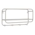 Feira Hat Shelf - Grey Metal