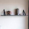 Forno Hanging Shelf - Large - Black Wood