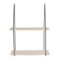 Haag Wall Shelf - Wood & Metal