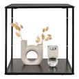 Vita Wall Shelf - Black Melamine
