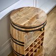 Surrey Wine Cabinet - Barrel - Solid Mango Wood