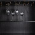 Bloomville Shagreen 2 Door Bar Cabinet