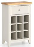 Arden Grey Painted Small Wine Rack