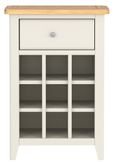 Arden Grey Painted Small Wine Rack