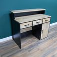 Bar Counter - Mango Wood - 1 Door - 3 Drawer
