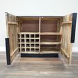 Wine Cabinet - 2 Door - Mango Wood