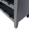 Lindon Storage Wine Cabinet - 1 Drawer - Black
