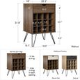 Nowata Contra Brown Oak Wine Rack Cabinet - 8374322COMNUK