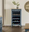 Signature Blue Wine Rack - 4 Shelf