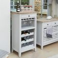 Signature Grey Painted Wine Rack