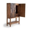 Valentia Artisan 2 Door Wine Cabinet - Acacia Wood