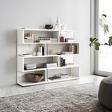 White High Gloss Bookcases