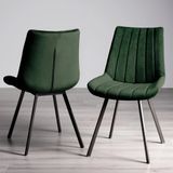 Green Upholstered Dining Chairs