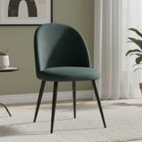 Green Velvet Dining Chairs