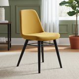 Yellow Upholstered Dining Chairs