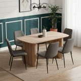 6 Seater Brown Dining Tables