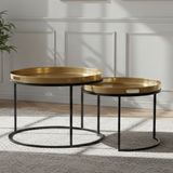 Black and Gold Coffee Tables