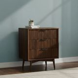 Walnut Bedside Cabinets