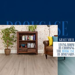 Grace Your Living Room By Choosing the Bookcase By Dimensions