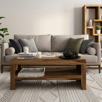Indian Furniture Direct Cube Natural Mango