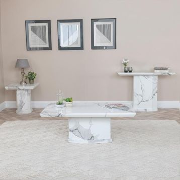 Humz Naples White Marble