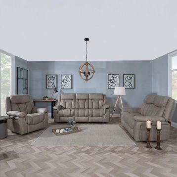 Humz Dylan Sandstone Fabric Sofa