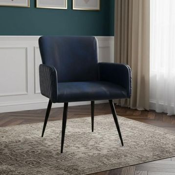 Humz Vintage Leather Dining Chairs