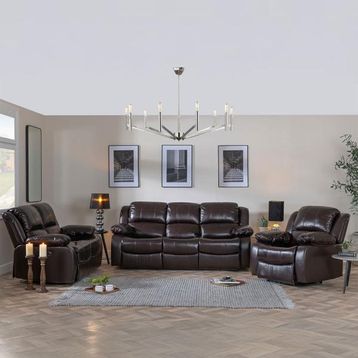 Humz London Burgundy Leather Sofa