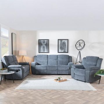 Humz Legend Grey Fabric Sofa