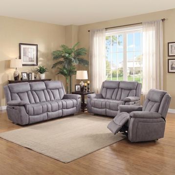 Humz Dylan Grey Fabric Sofa