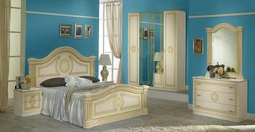 Ben Company New Serena Cream-Gold Bedroom