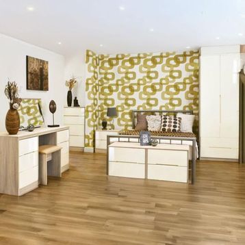 Monaco High Gloss Cream and Bardolino