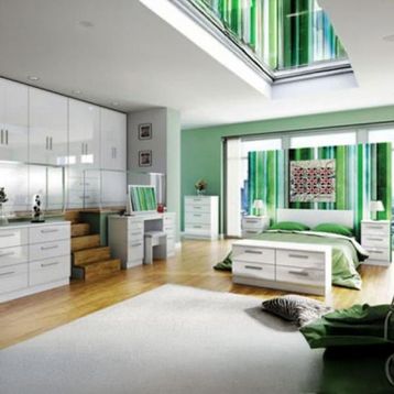 Knightsbridge High Gloss White