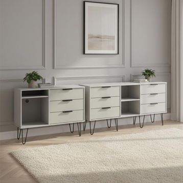 Hong Kong Kaschmir Matt and White Living