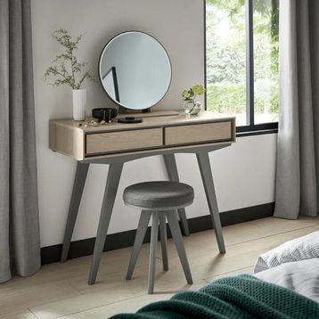 Bentley Designs Brunel Scandi Oak and Dark Grey Bedroom