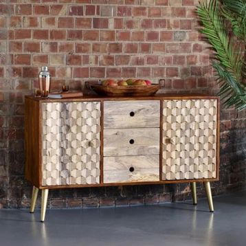 Indian Hub Edison Mango Wood