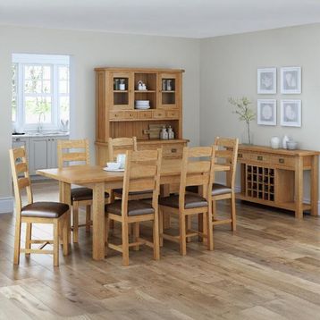 Global Home Salisbury Oak Dining Room