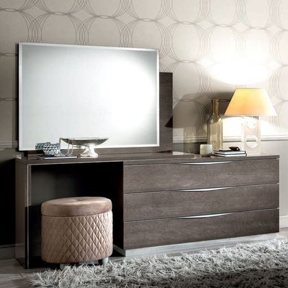 Modum Platinum Italian Large Dresser Choice Furniture Superstore UK