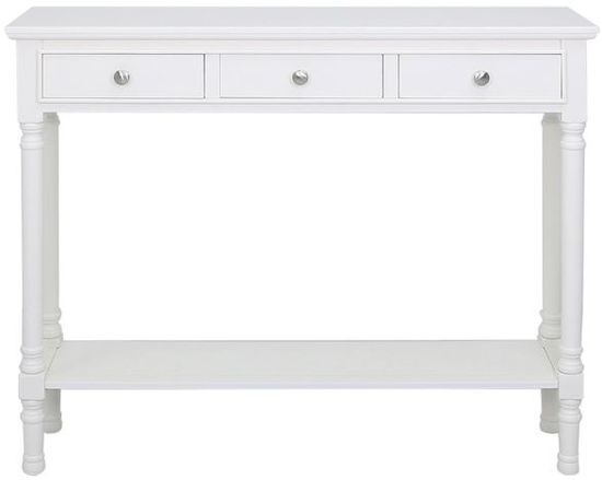 Delta White Console Table