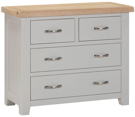 Wilmont Grey Painted 2+2 Drawer Chest