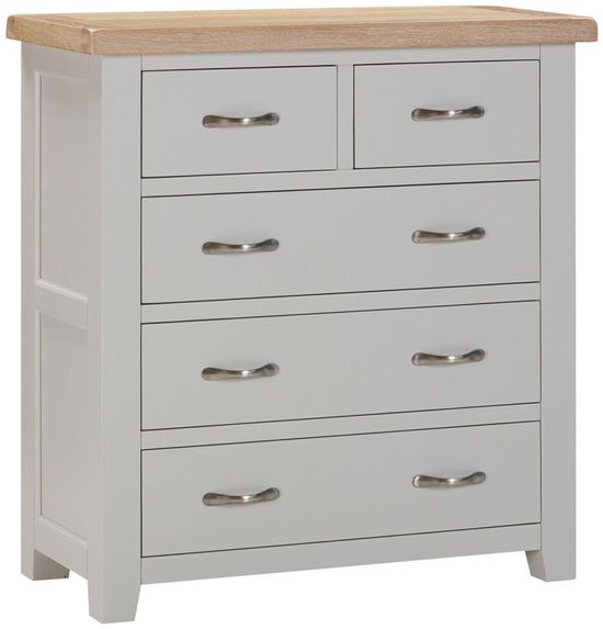 Wilmont Grey Painted 2+3 Drawer Chest