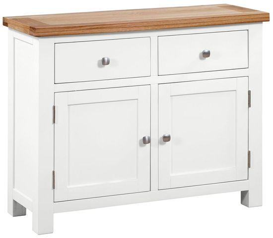 Lundy White Painted Small 2 Door Sideboard