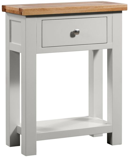 Lundy Grey Painted 1 Drawer Console Table