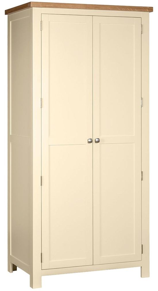 Lundy Ivory Painted 2 Door Wardrobe