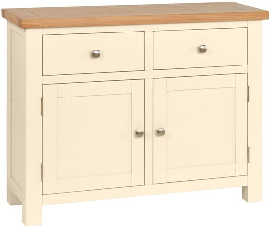 Lundy Ivory Painted Small 2 Door Sideboard