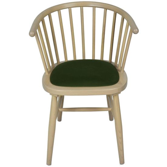 2 x Twyford Green Curved Dining Chair