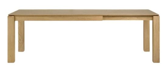 EX Display - Ethnicraft Slice Oak 6-10 Seater Extending Dining Table