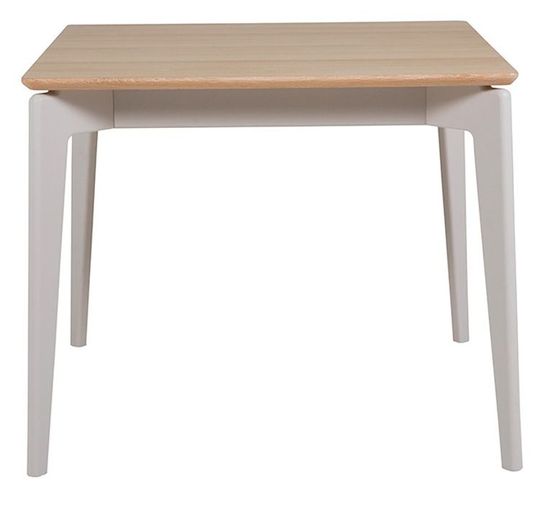 Vida Living Marlow Cashmere Oak Dining Table, 90cm Seats 2 Diners Square Top