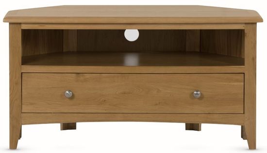 Kilkenny Oak 1 Drawer Corner TV Unit